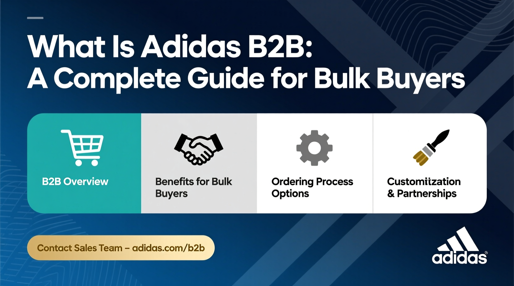 what is adidas b2b