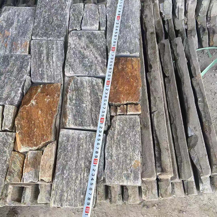 new design outdoor wall covering stone cladding slate rusty cultured stone