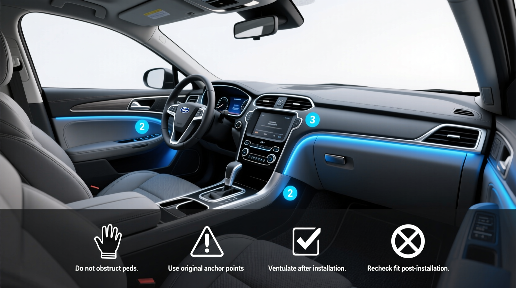 2014 Ford Fusion Ambient Lighting Kit Buying Guide