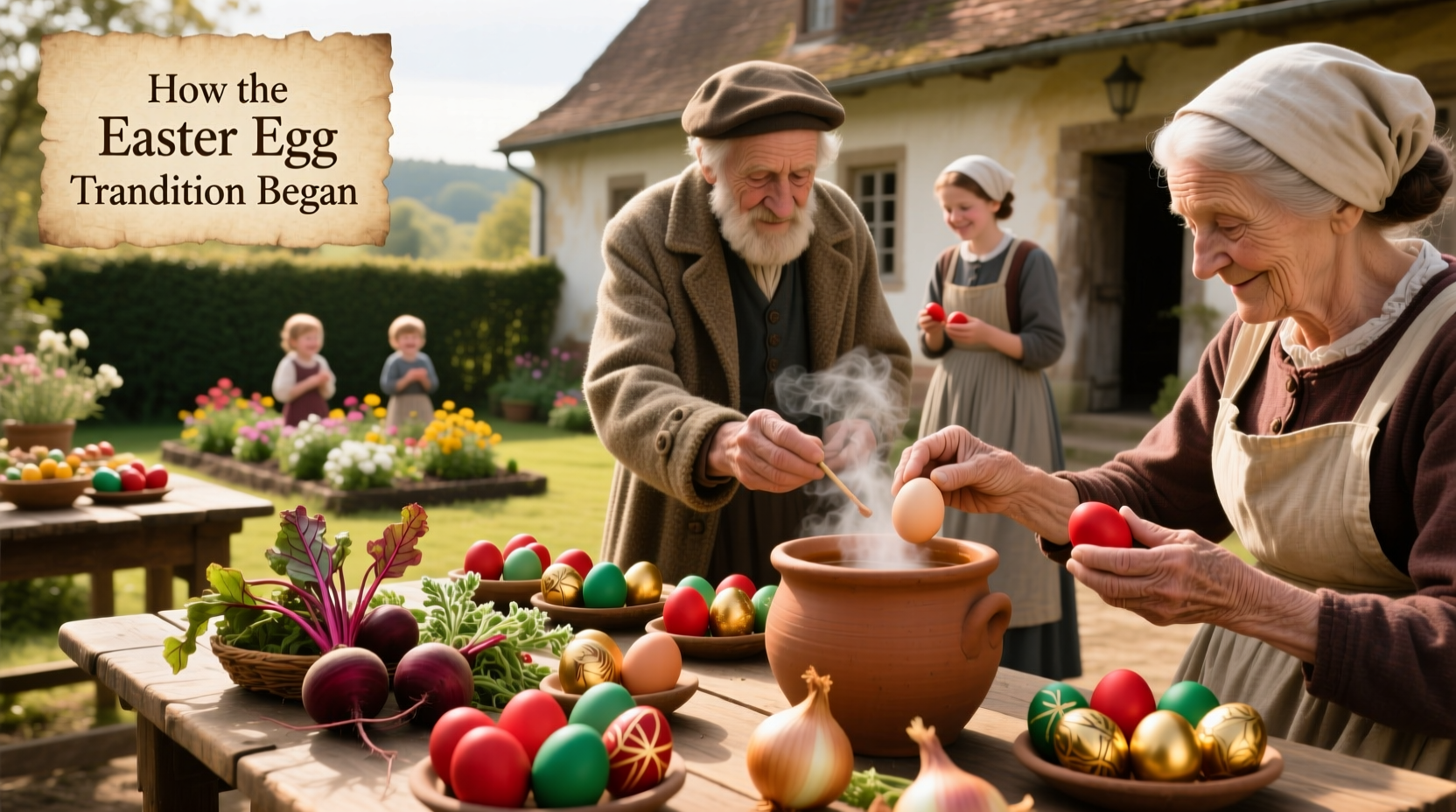 how did easter egg tradition start