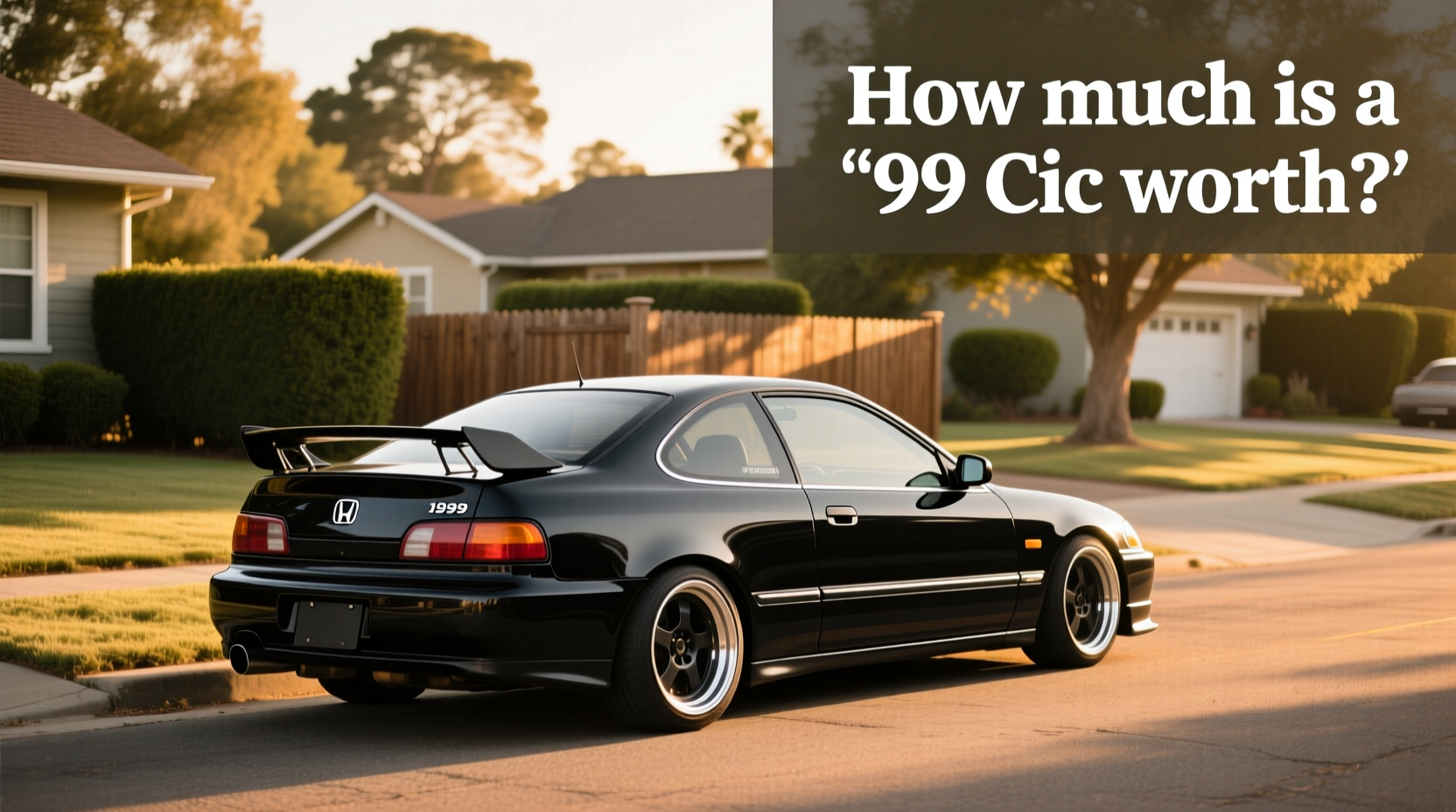 1999 civic spoiler value guide