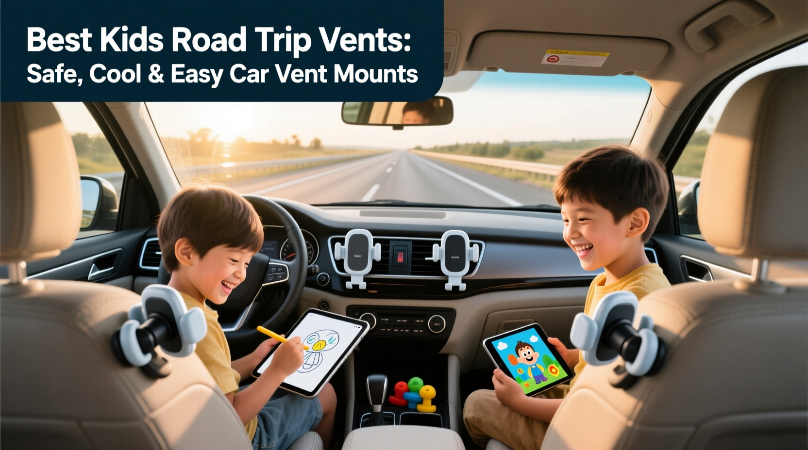 kids road trip vents