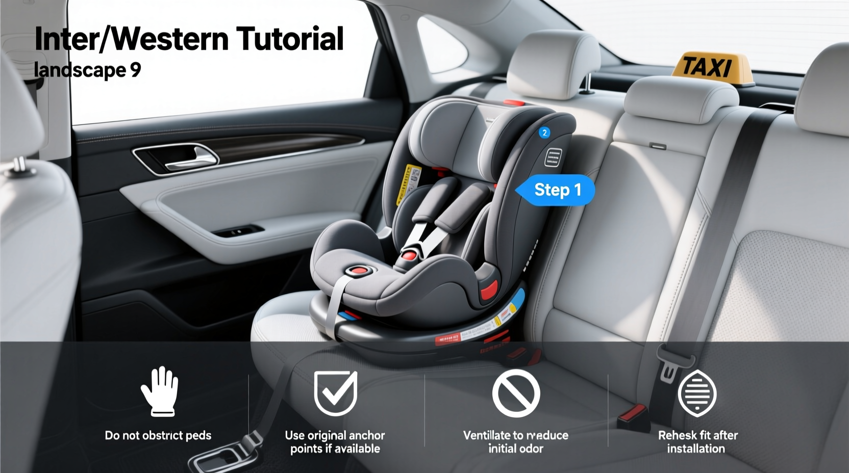 legal requirements for child car seats in taxis