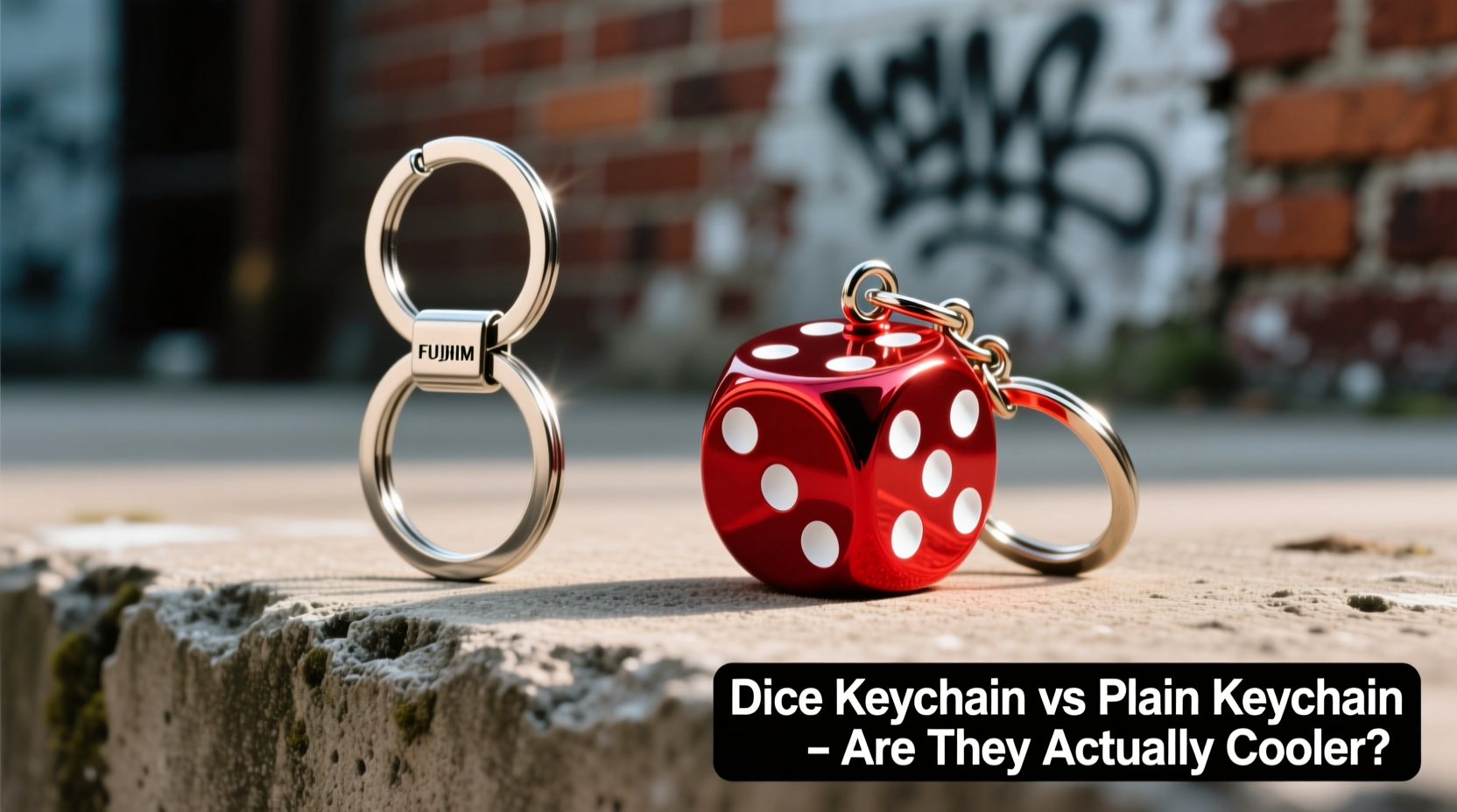 dice keychain vs plain keychain are the dice ones just a fad or are they actually cooler