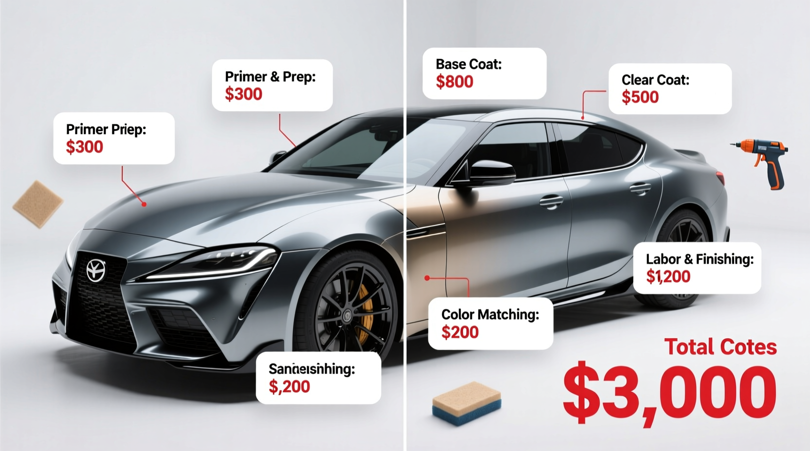 how much to paint entire car