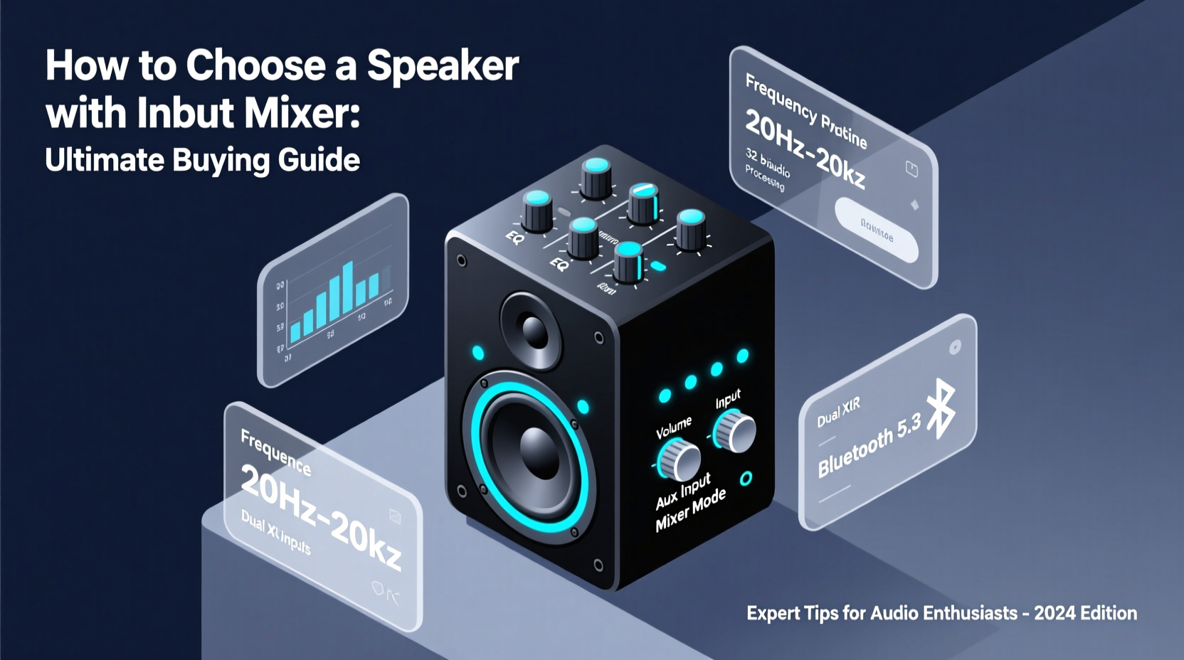 speaker with inbuilt mixer