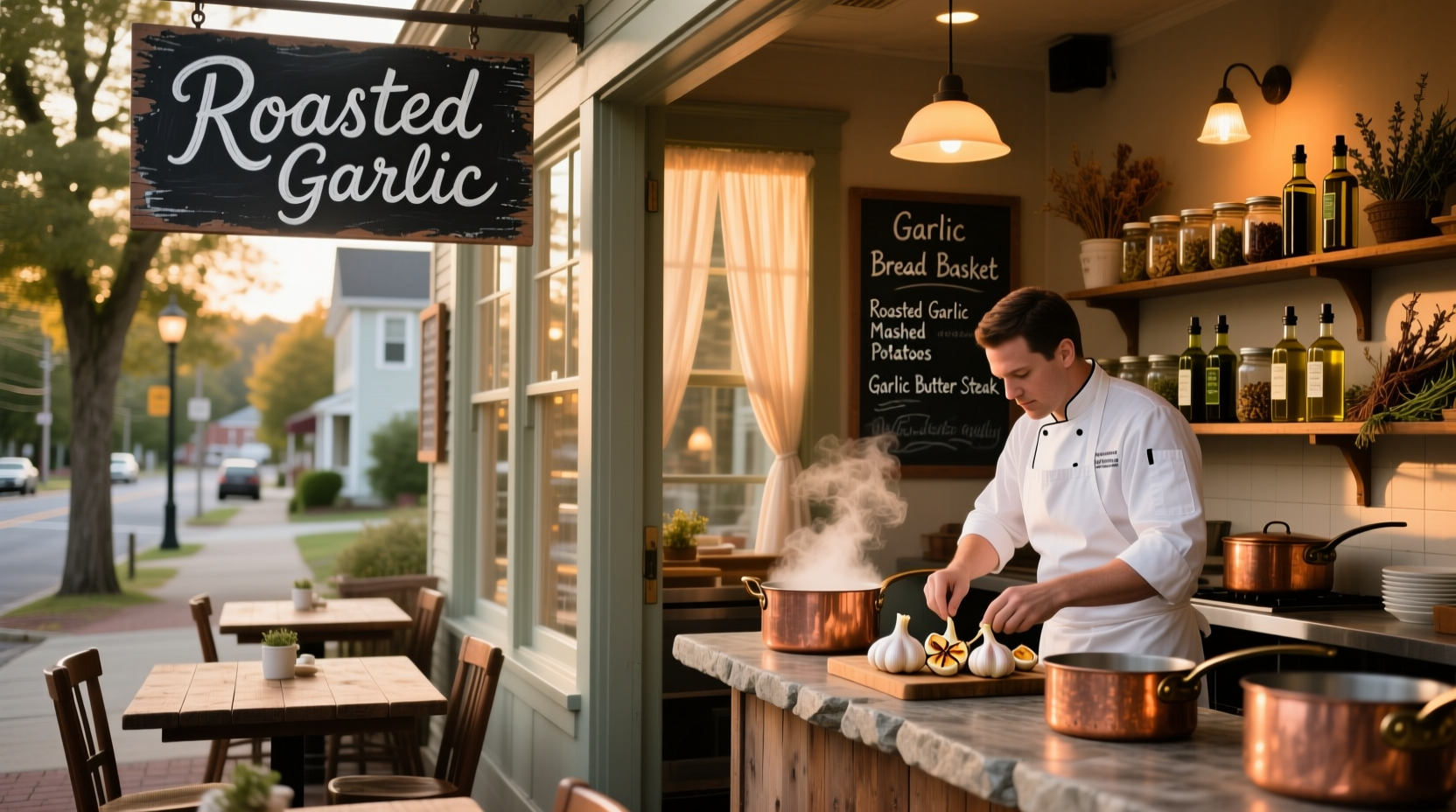 roasted garlic restaurant pittsfield ma