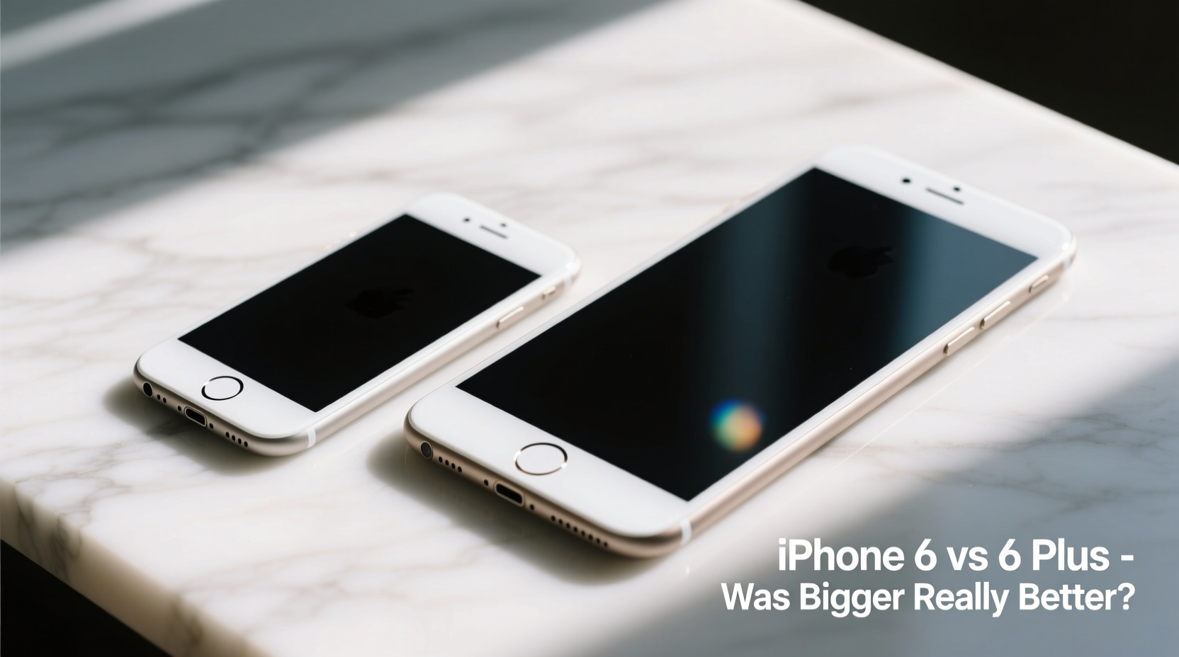 iphone 6 vs 6 plus was bigger really better