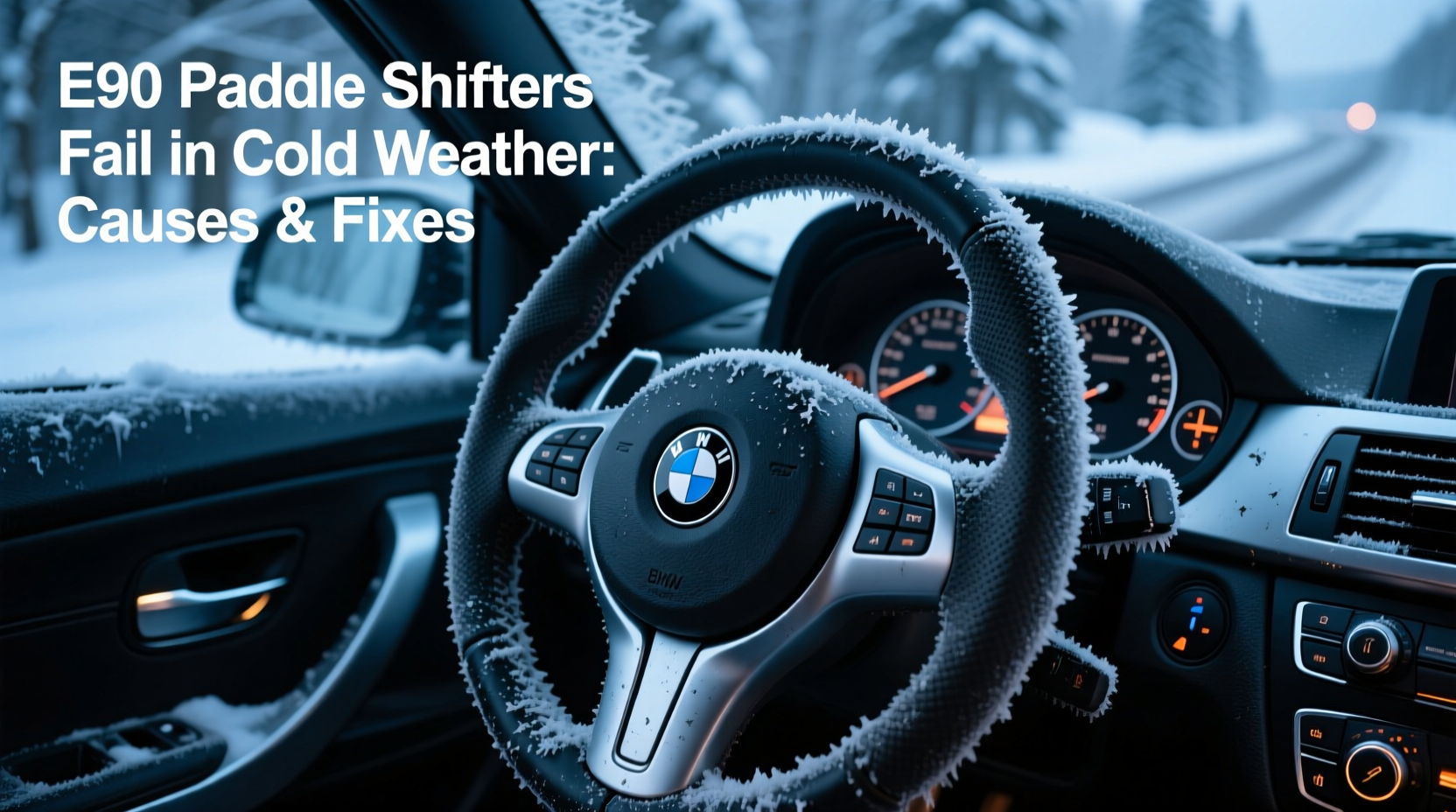 e90 paddle cold weather issue