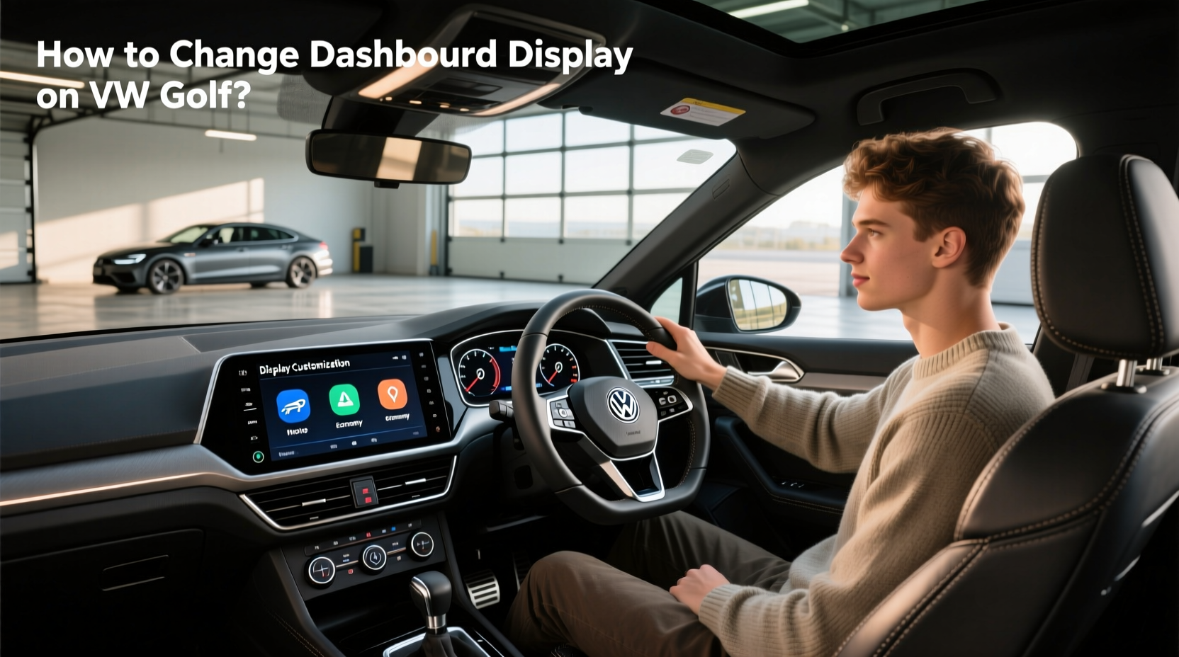 How to choose vw gti dashboard,How to change dashboard display on VW Golf?