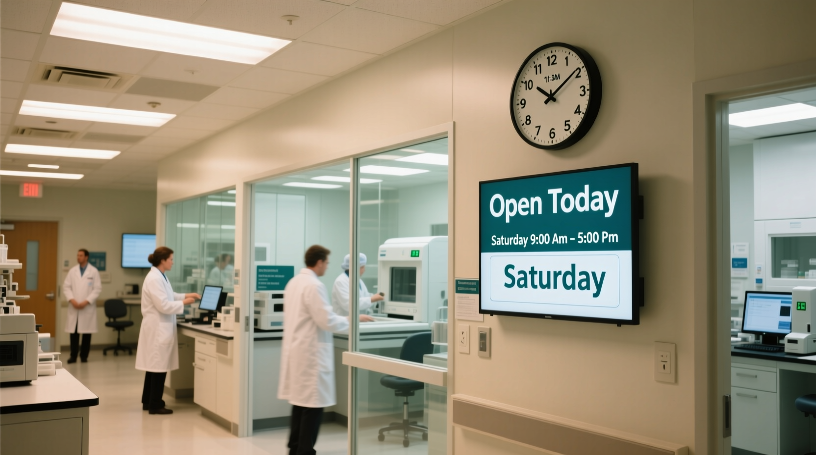 what labcorp is open on saturdays
