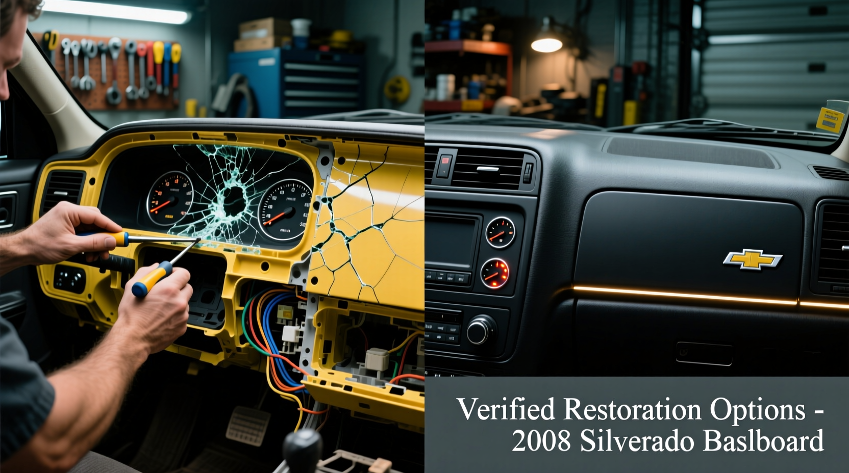 2008 silverado dashboard restoration