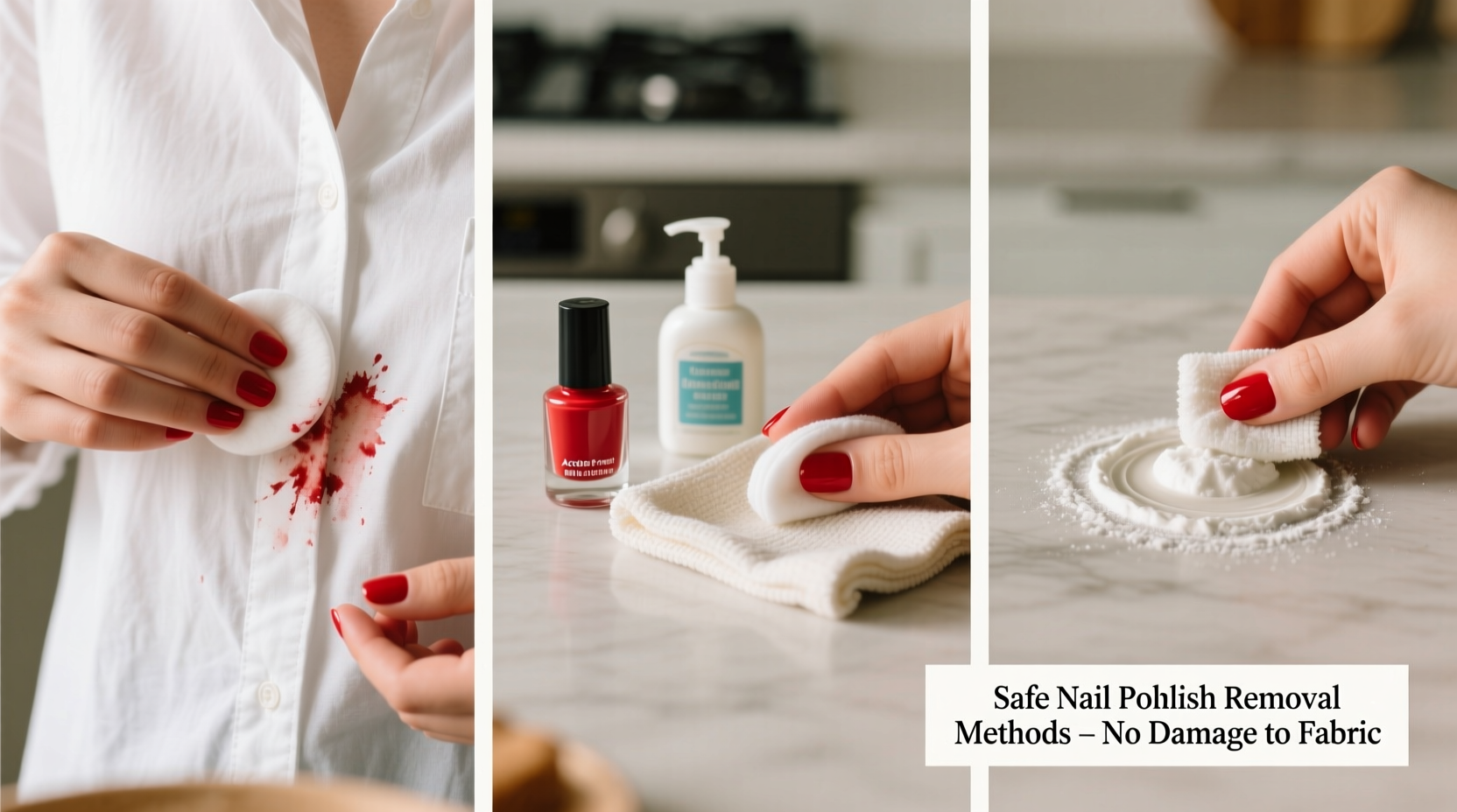 effective methods to remove nail polish from clothes safely without causing damage