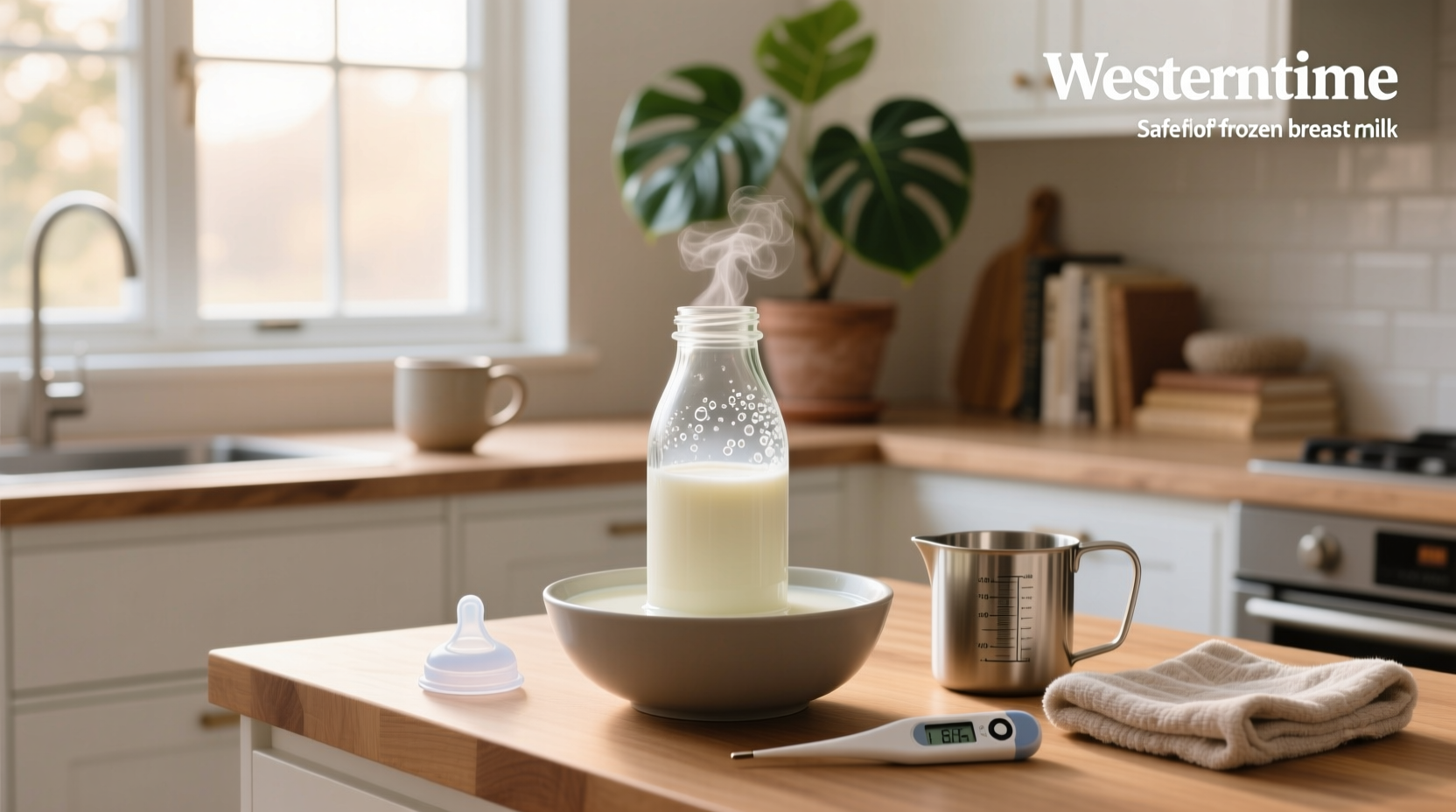 how to defrost frozen breast milk safely