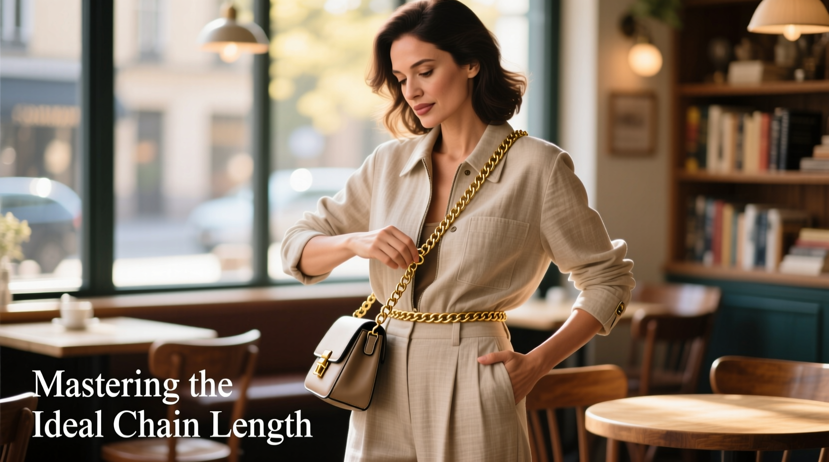 mastering the ideal chain length for crossbody bags comfort and style tips