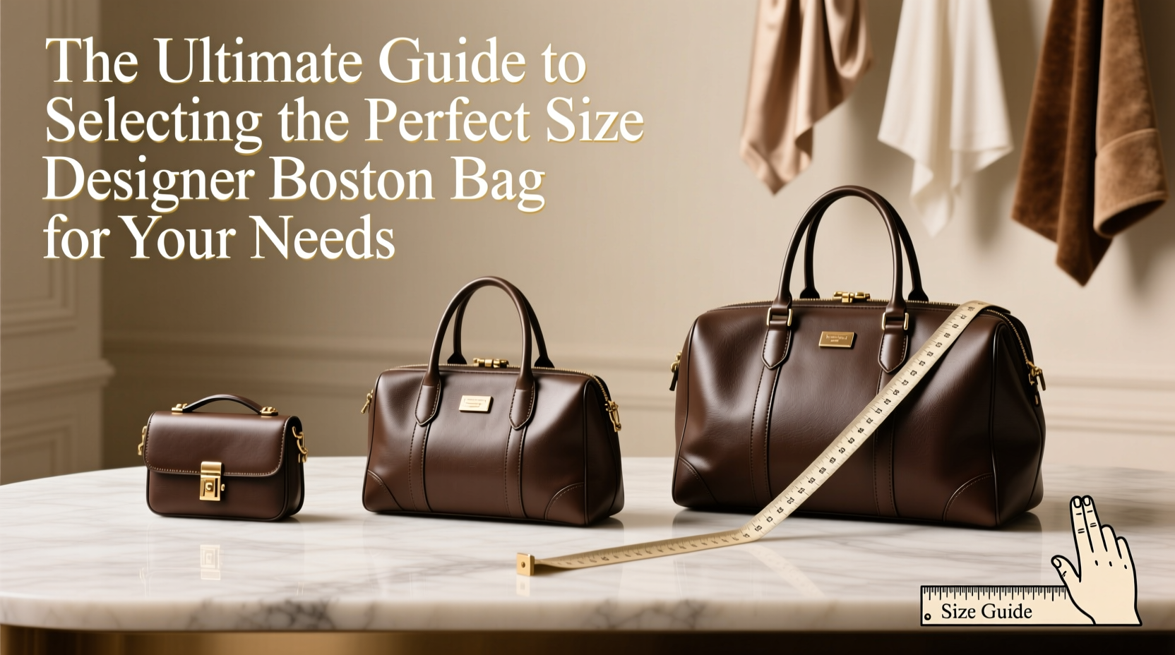 the ultimate guide to selecting the perfect size designer boston bag for your needs