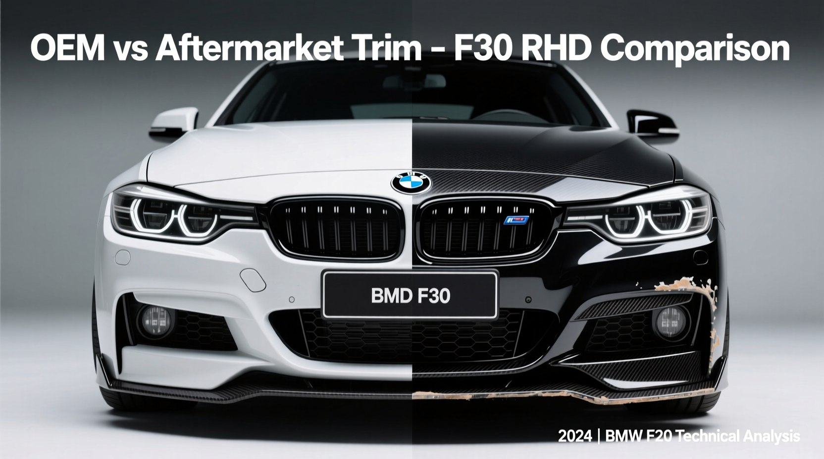 f30 rhd trim oem vs aftermarket
