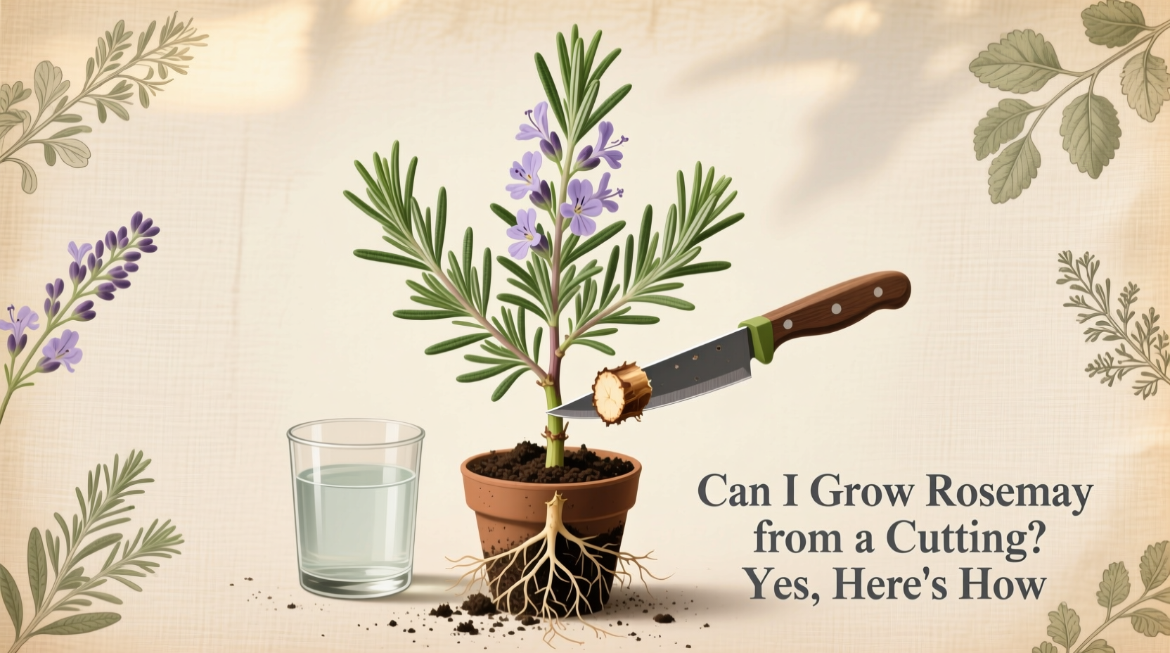 can i grow rosemary from a cutting