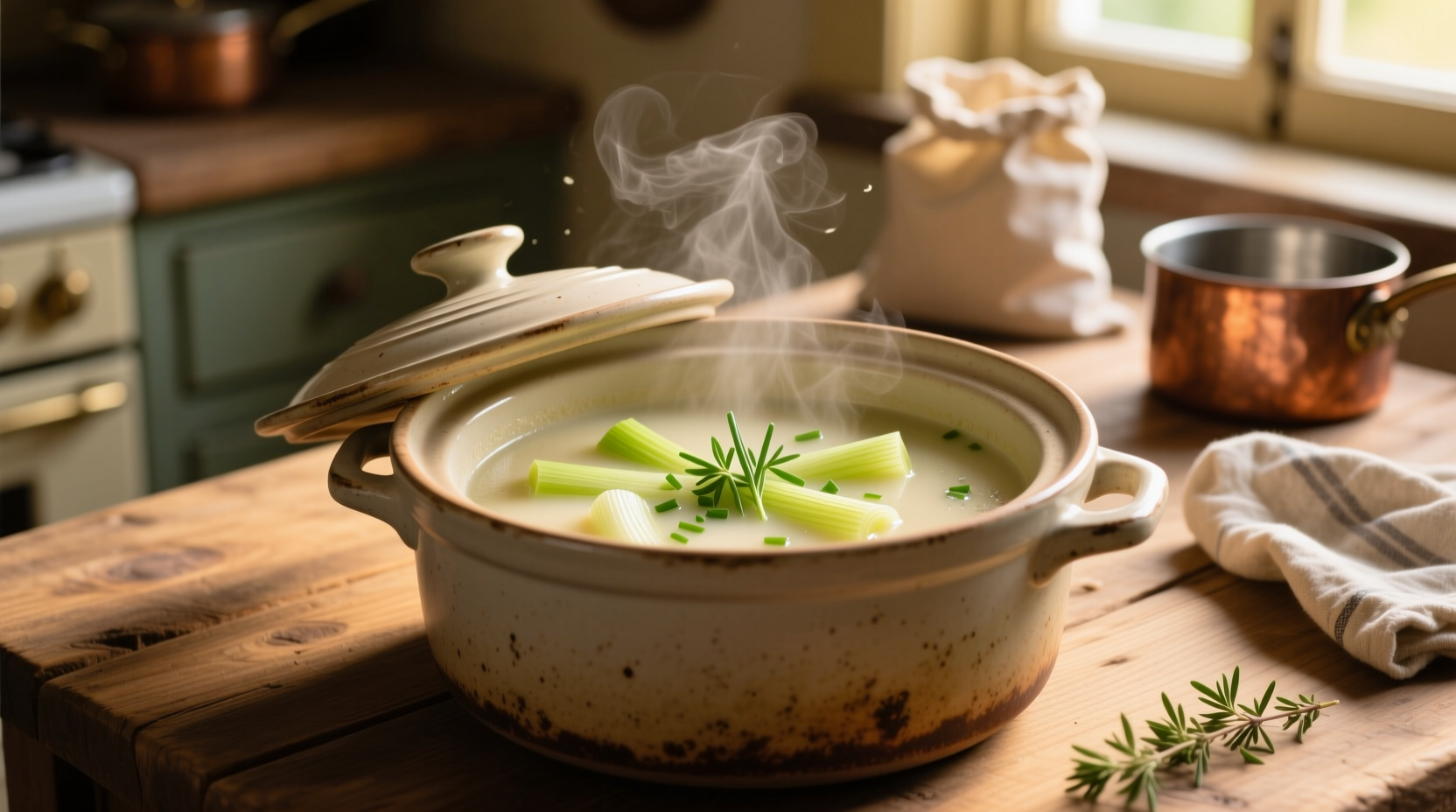 Perfect Slow Cooker Leek Soup Recipe in 10 Minutes Prep