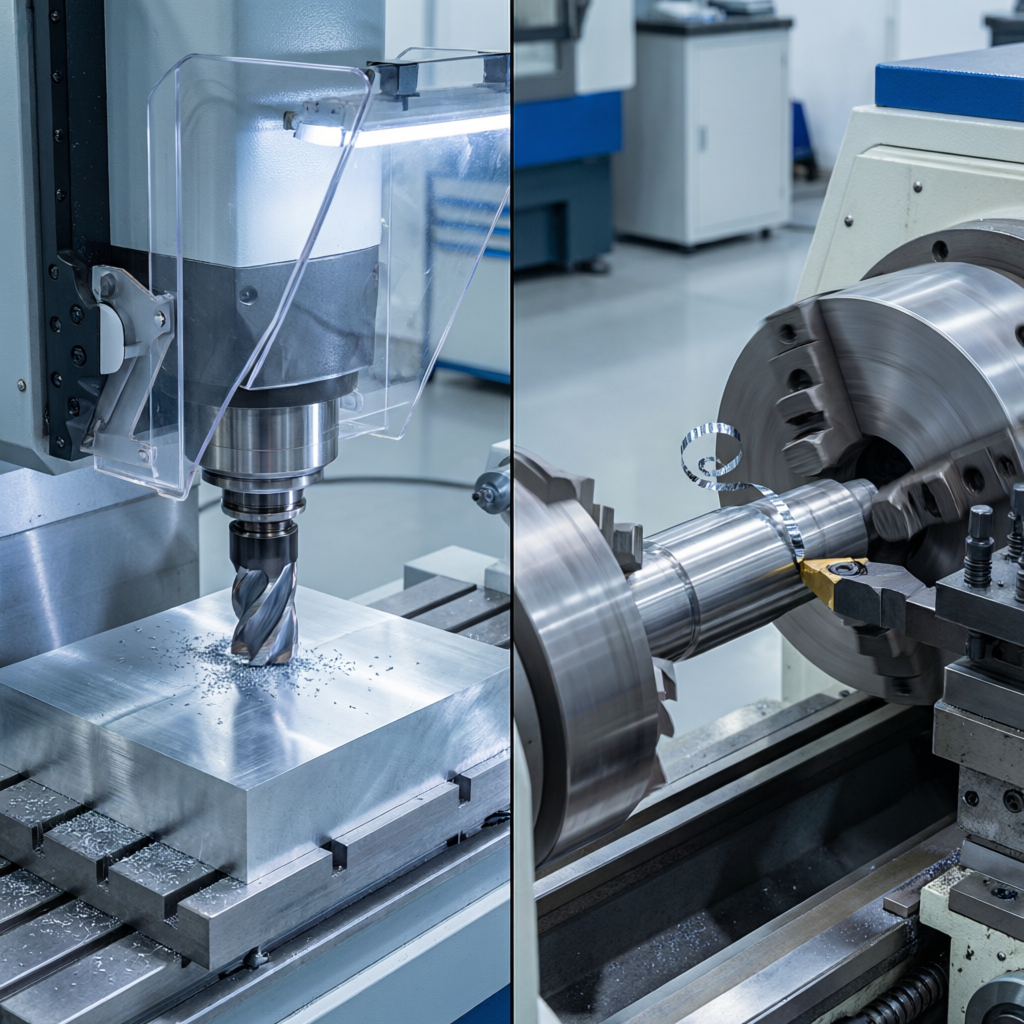Precision CNC Milling vs Turning: Choosing the Right Process for Your Parts