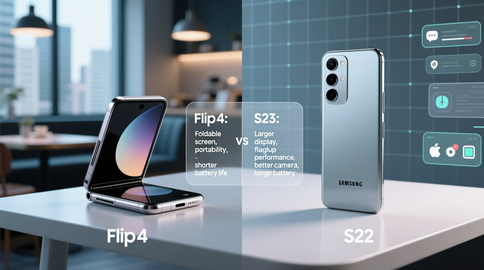 samsung flip 4 vs s23 is the flip still worth it or should you just get the s23