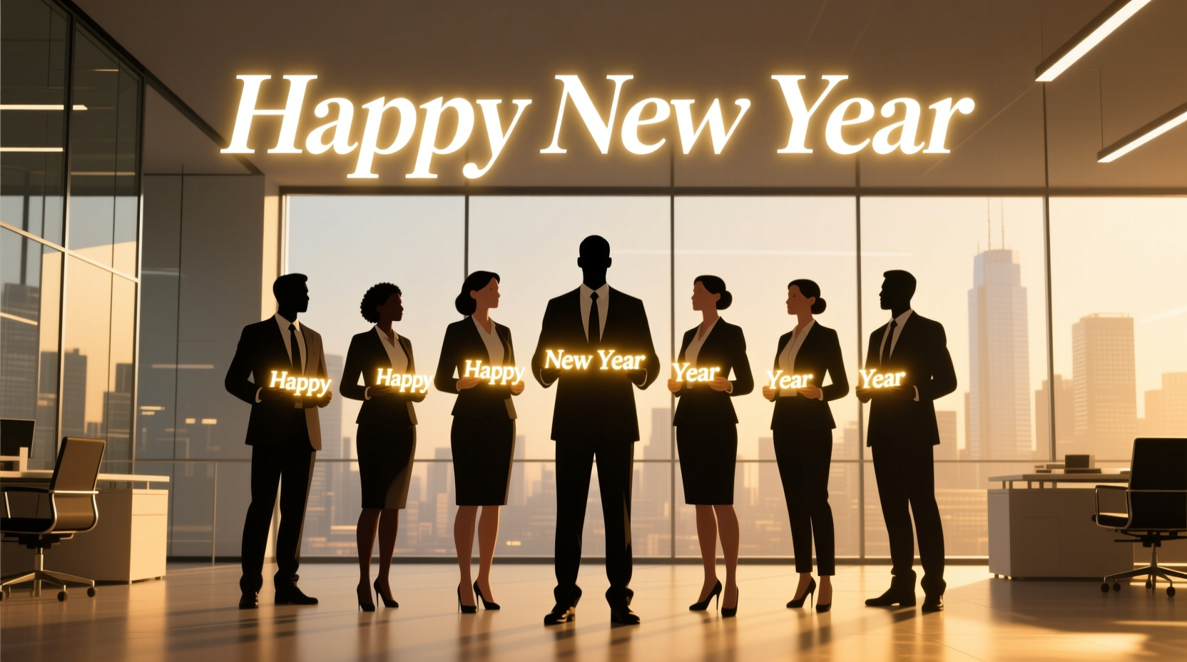 how to wish your team a happy new year