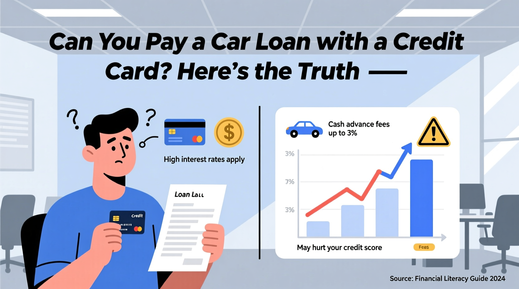can i pay car loan with credit card