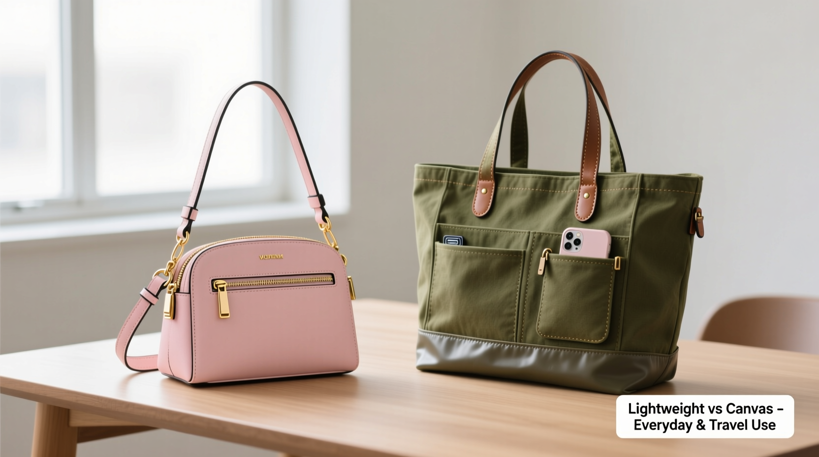 light womens bag vs canvas tote which is better for everyday use and travel