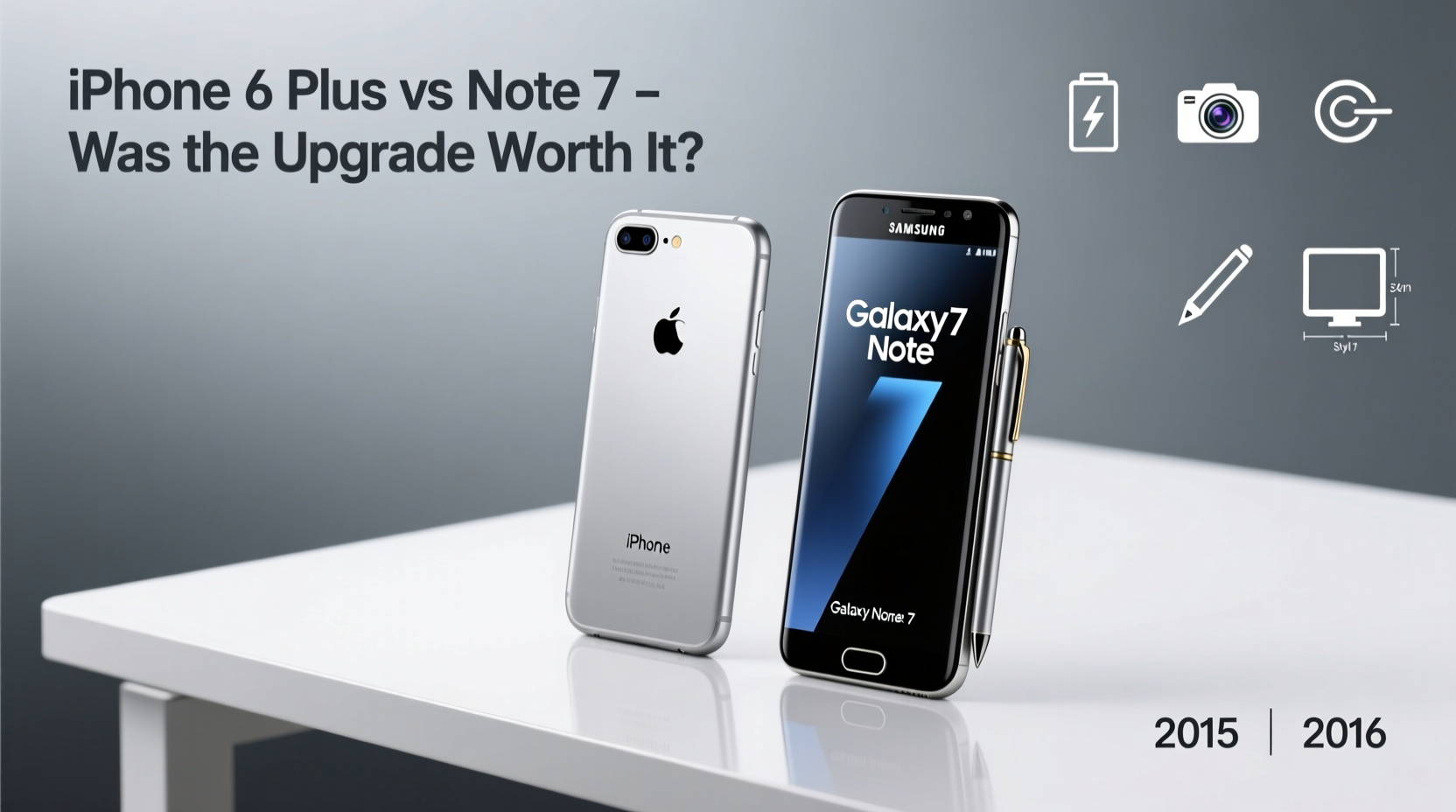 iphone 6 plus vs note 7 was the upgrade worth it or should i stick with my old iphone
