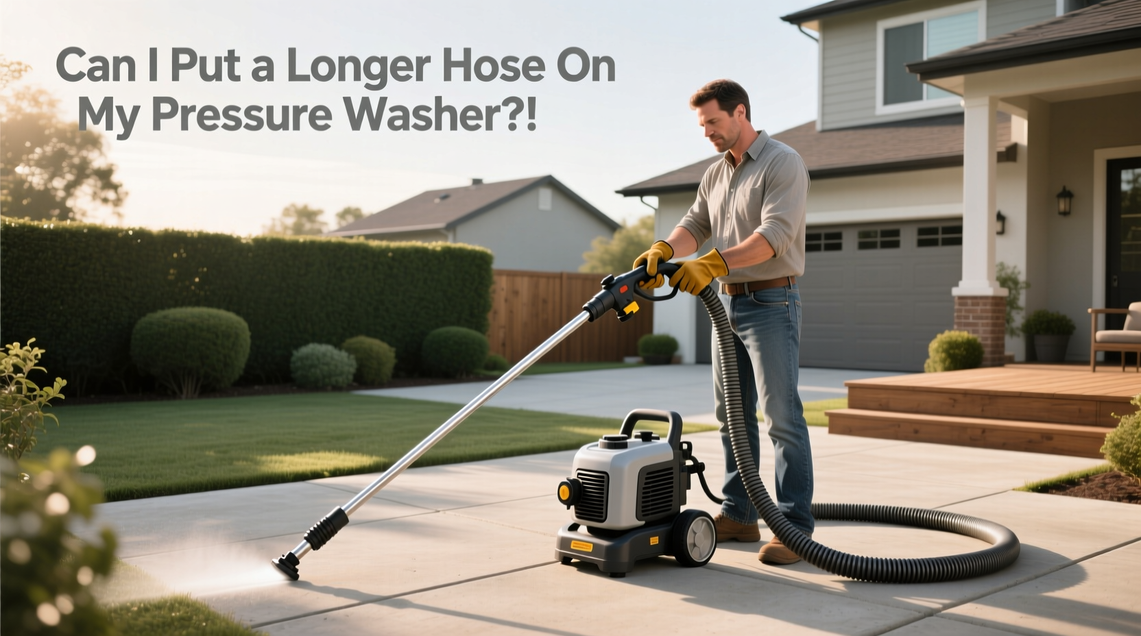 How to Choose a Long Pressure Washer Wand and Hose Extension