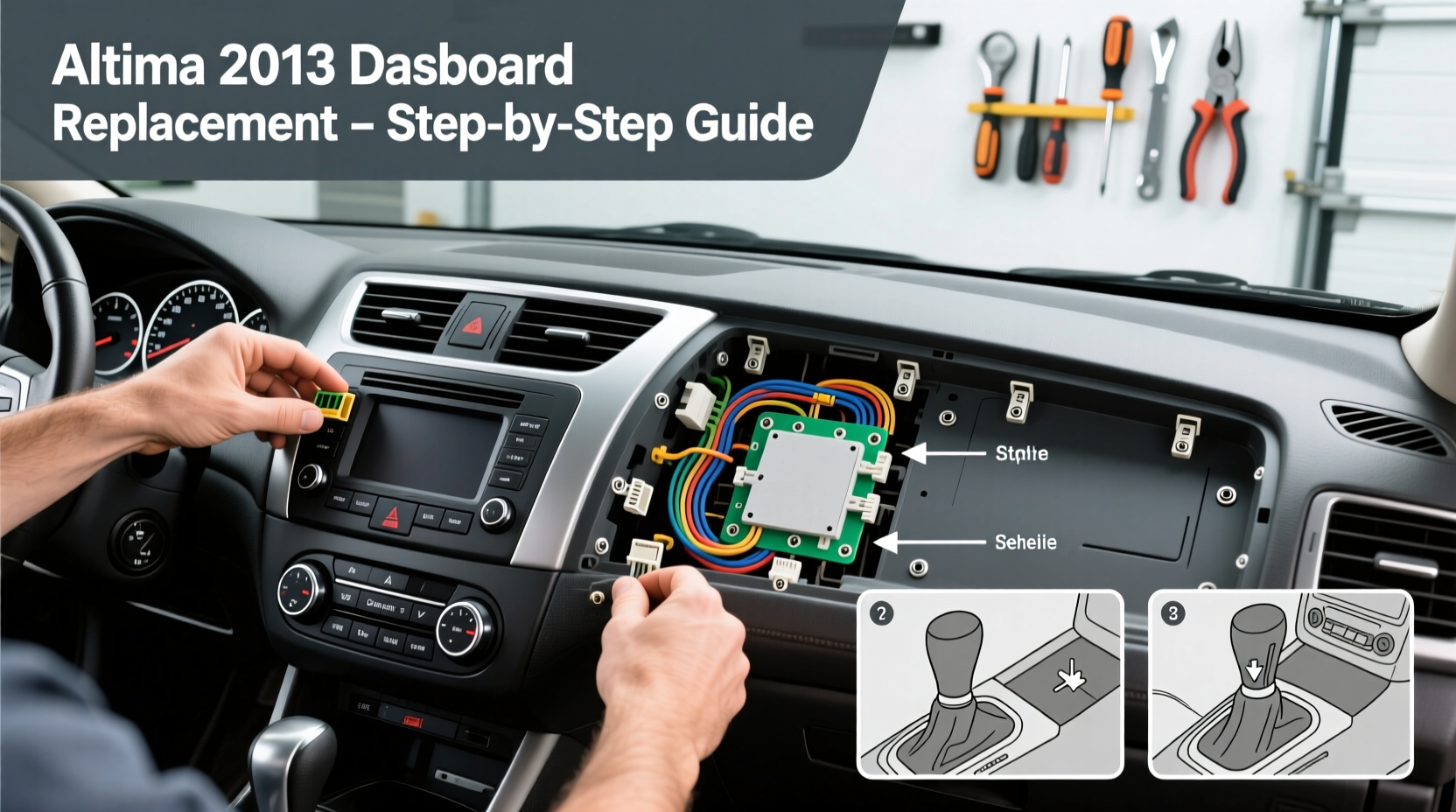 altima 2013 dashboard install diy