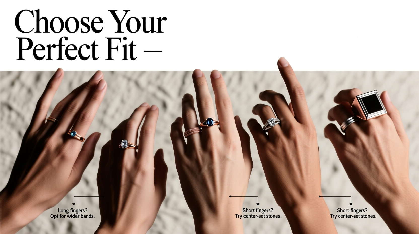 expert guide to selecting rings that flatter your unique hand shape