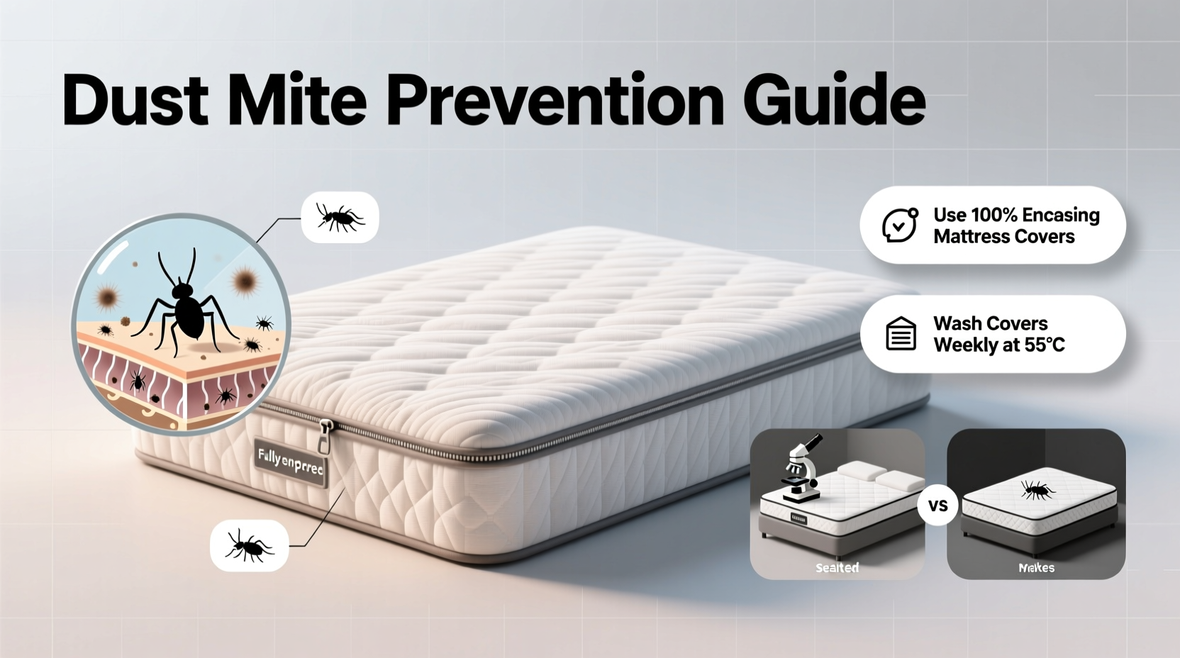 effective strategies for preventing dust mites using mattress covers a comprehensive guide