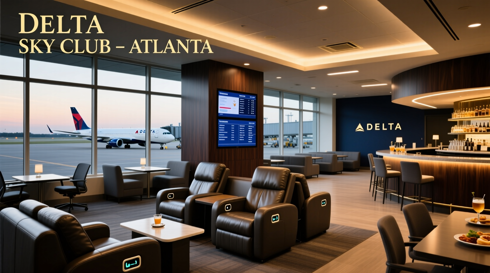 guide to finding the best delta lounge in atlanta for a comfortable stay