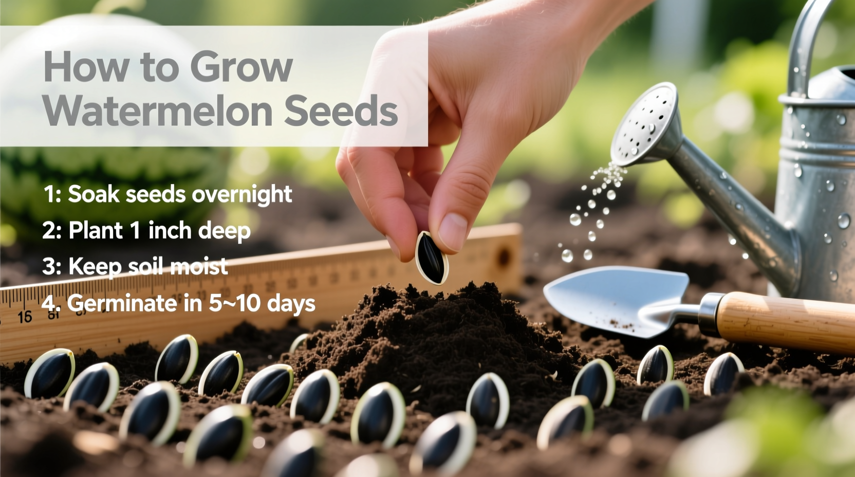 How to Grow Watermelon Seeds: Complete Planting Guide