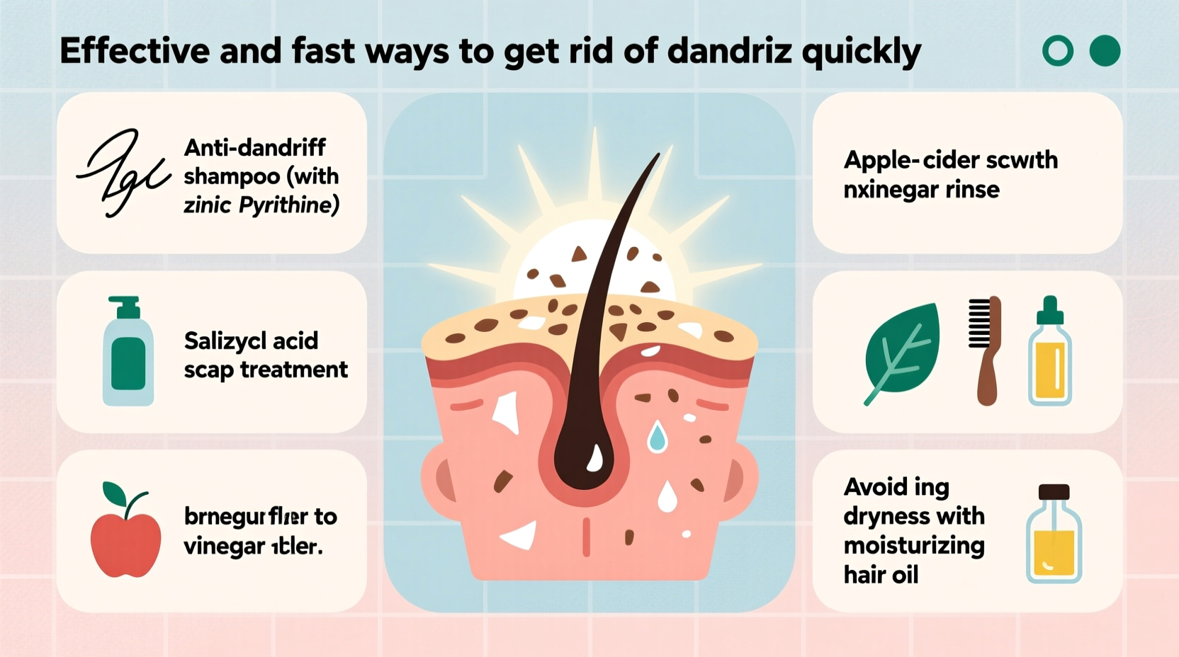 effective and fast ways to get rid of dandruff quickly