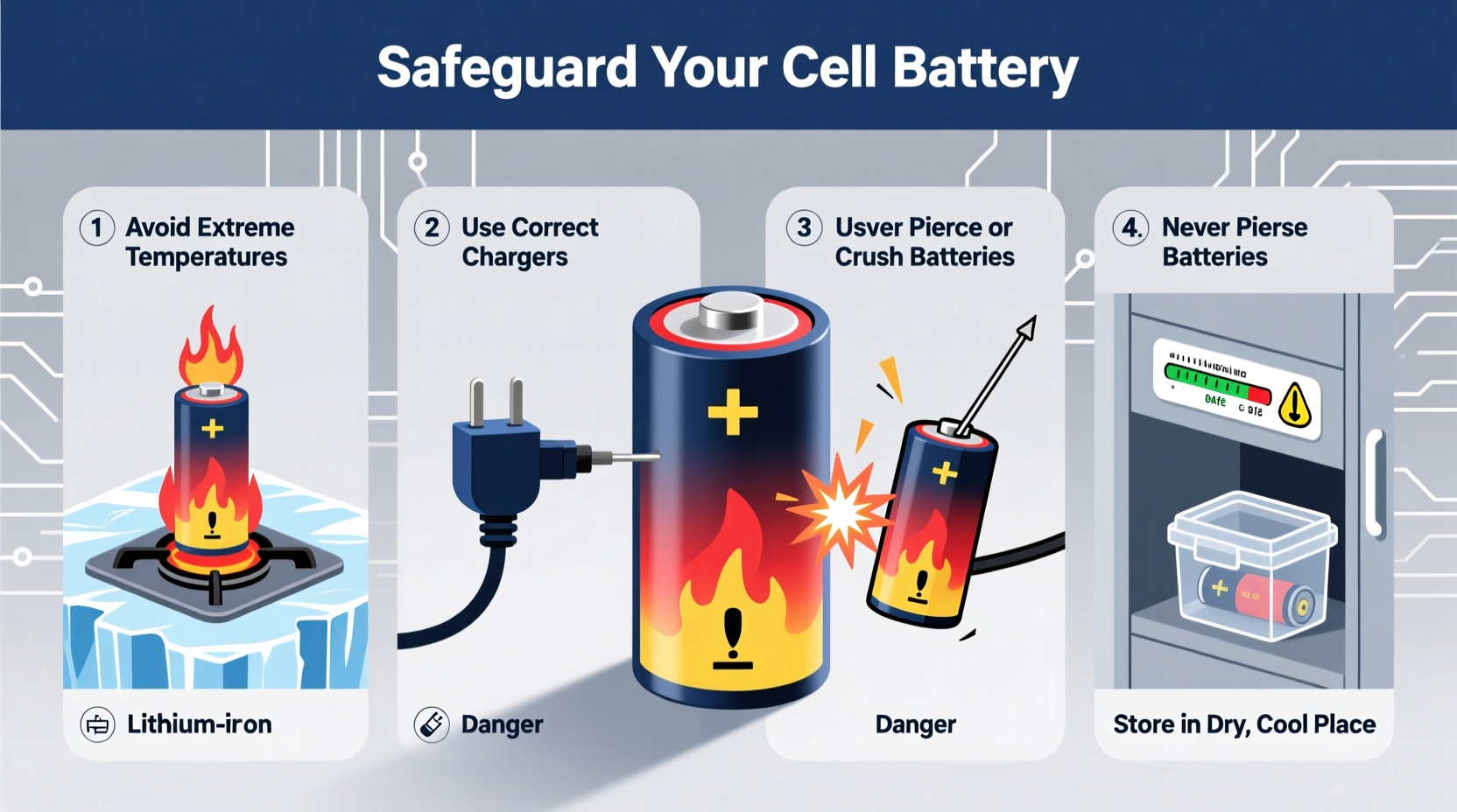 how to safeguard cell batteries essential safety practices for everyday use