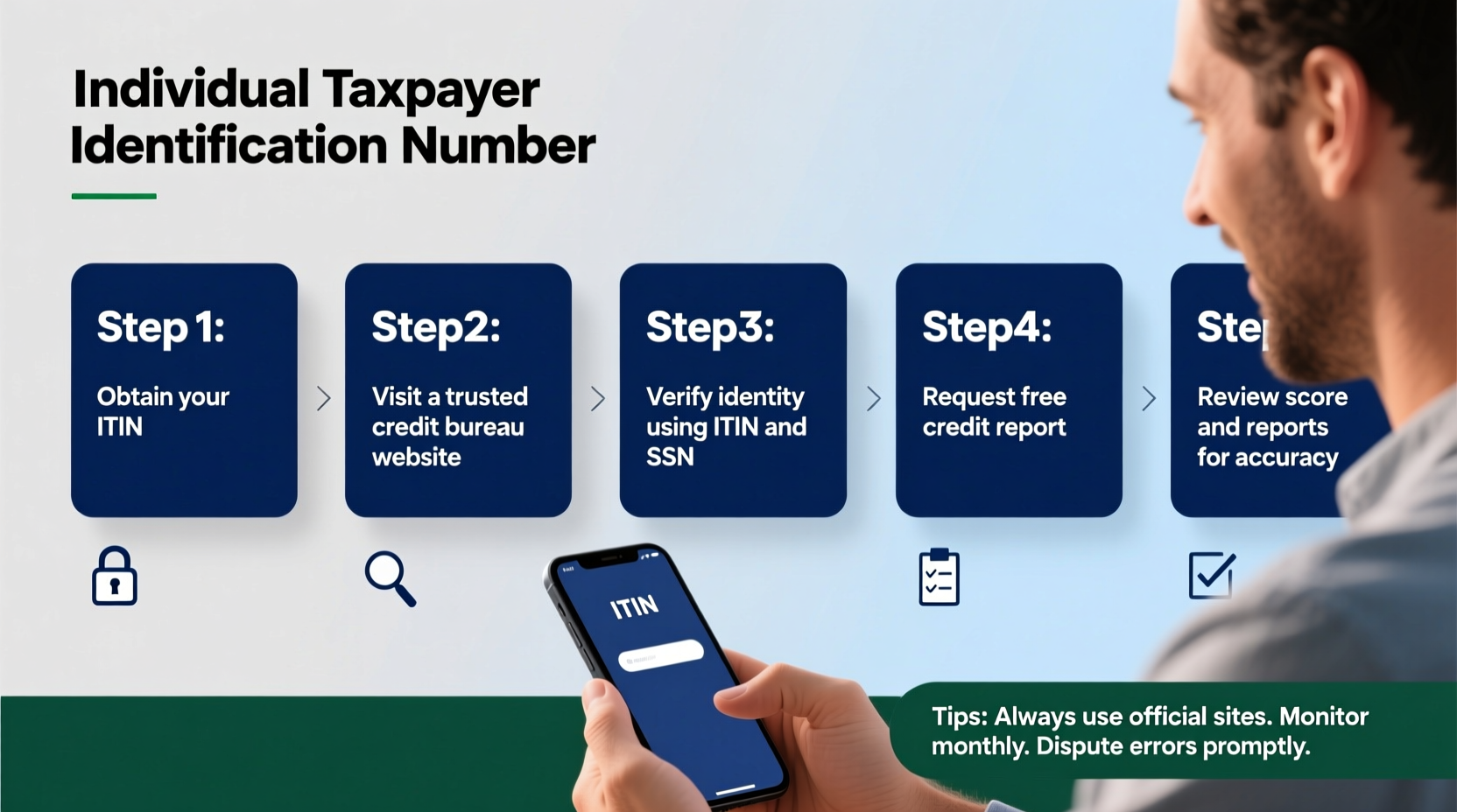 a practical guide to checking your credit score using an itin steps and tips