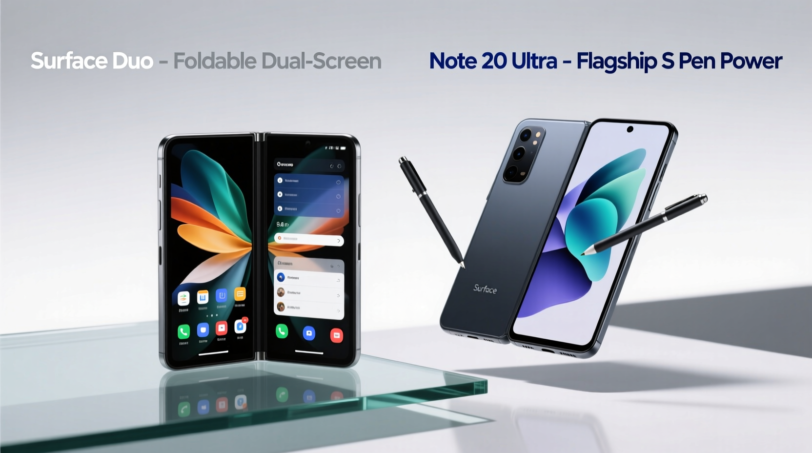 surface duo vs note 20 ultra is a folding screen really worth it