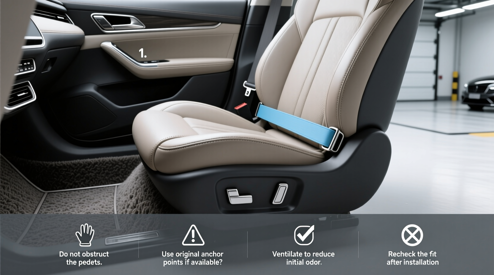 car seat with lap belt only
