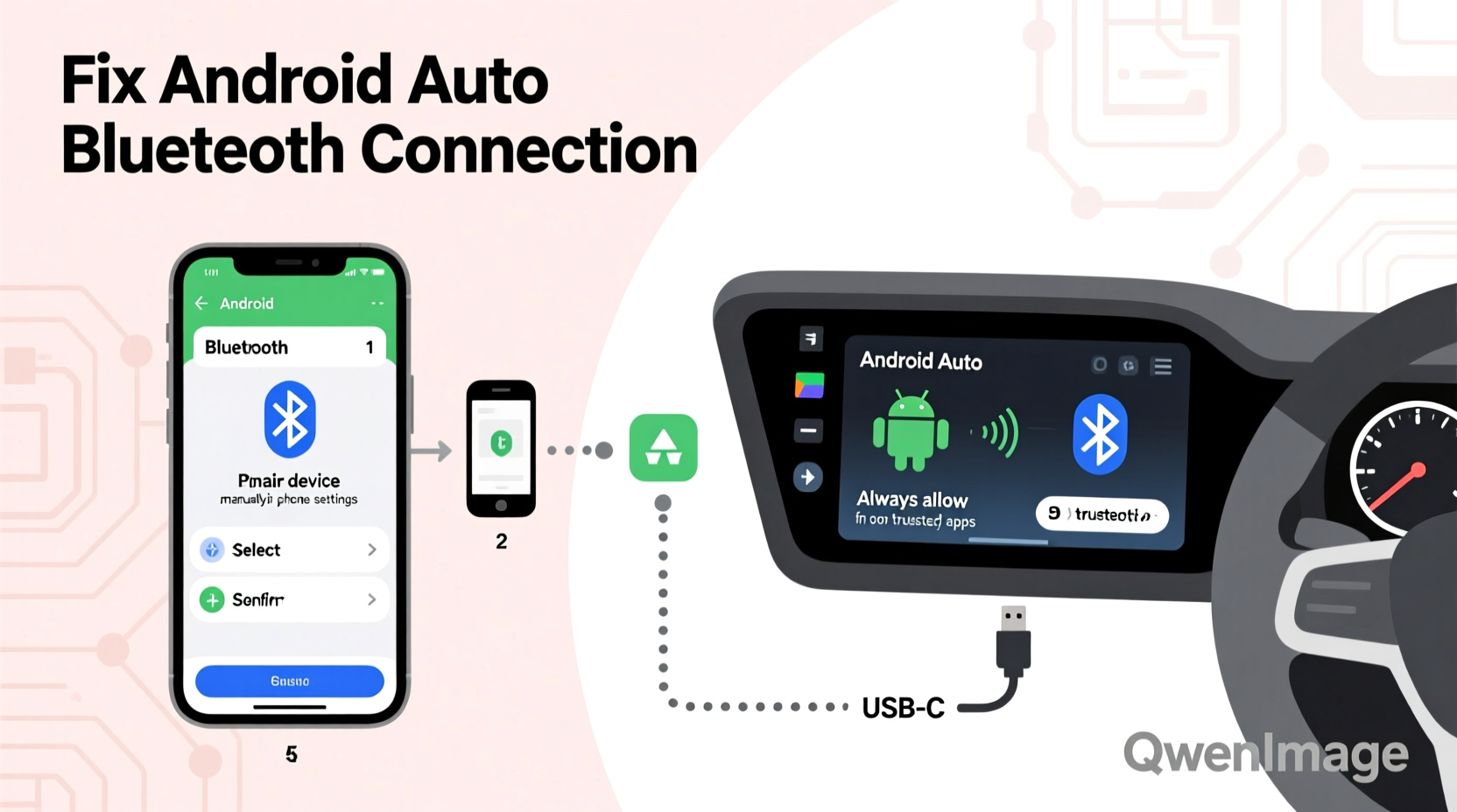cant connect phone to car troubleshooting bluetooth android auto