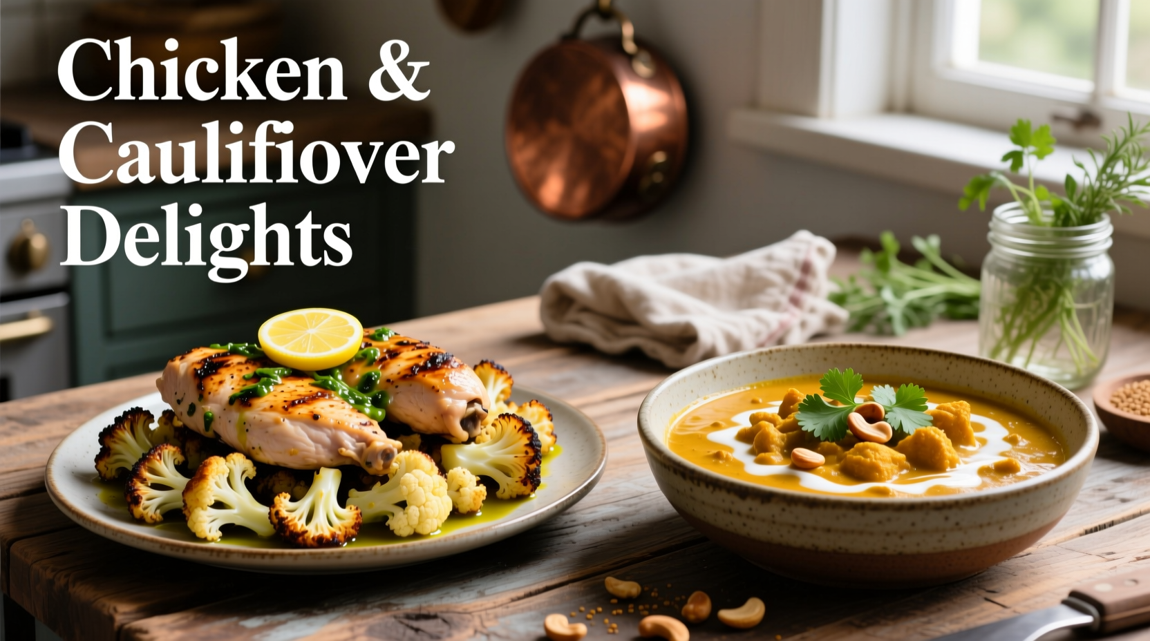 5 Perfect Chicken and Cauliflower Recipes Ready in 45 Minutes
