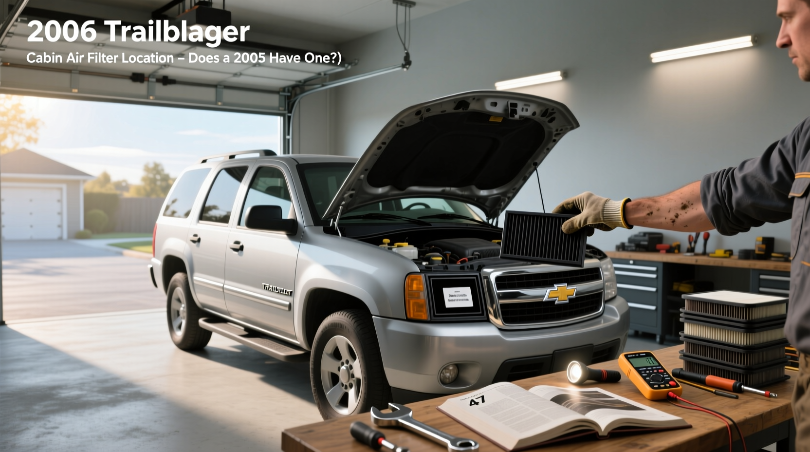 2005–2006 trailblazer cabin air filter check or retrofit 