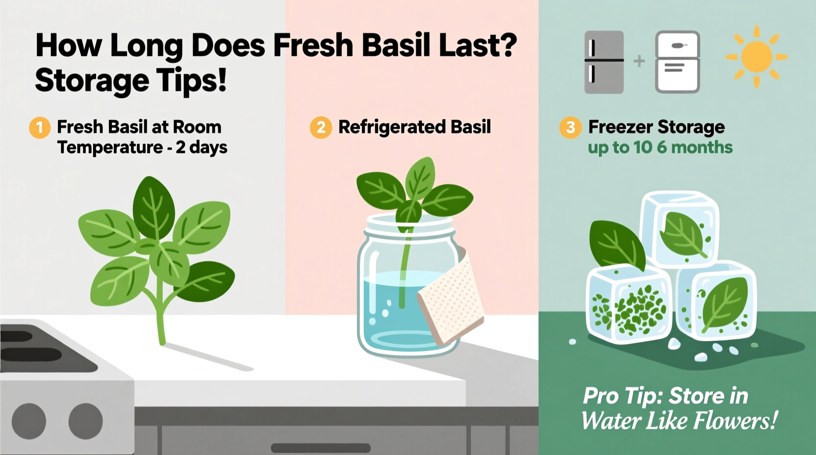 how long does fresh basil last