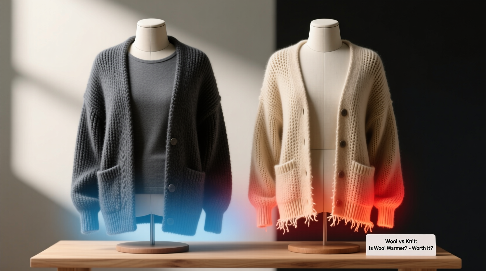 wool vs knit cardigan sets are wool cardigans actually warmer worth it