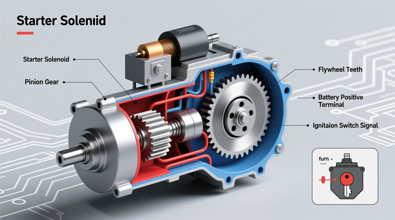 how a car starter works