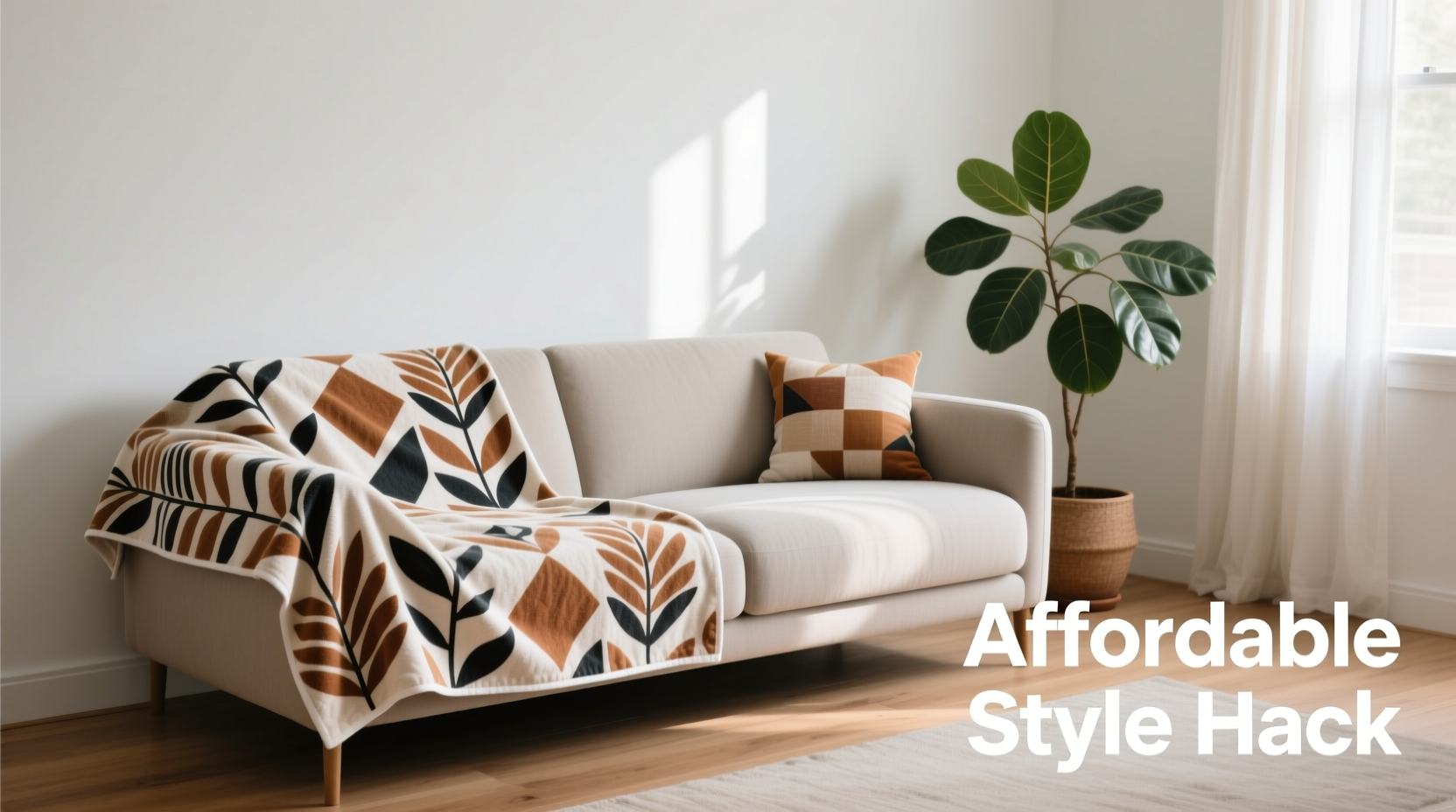 creative ways to refresh your sofa using an affordable towel cover for a stylish makeover