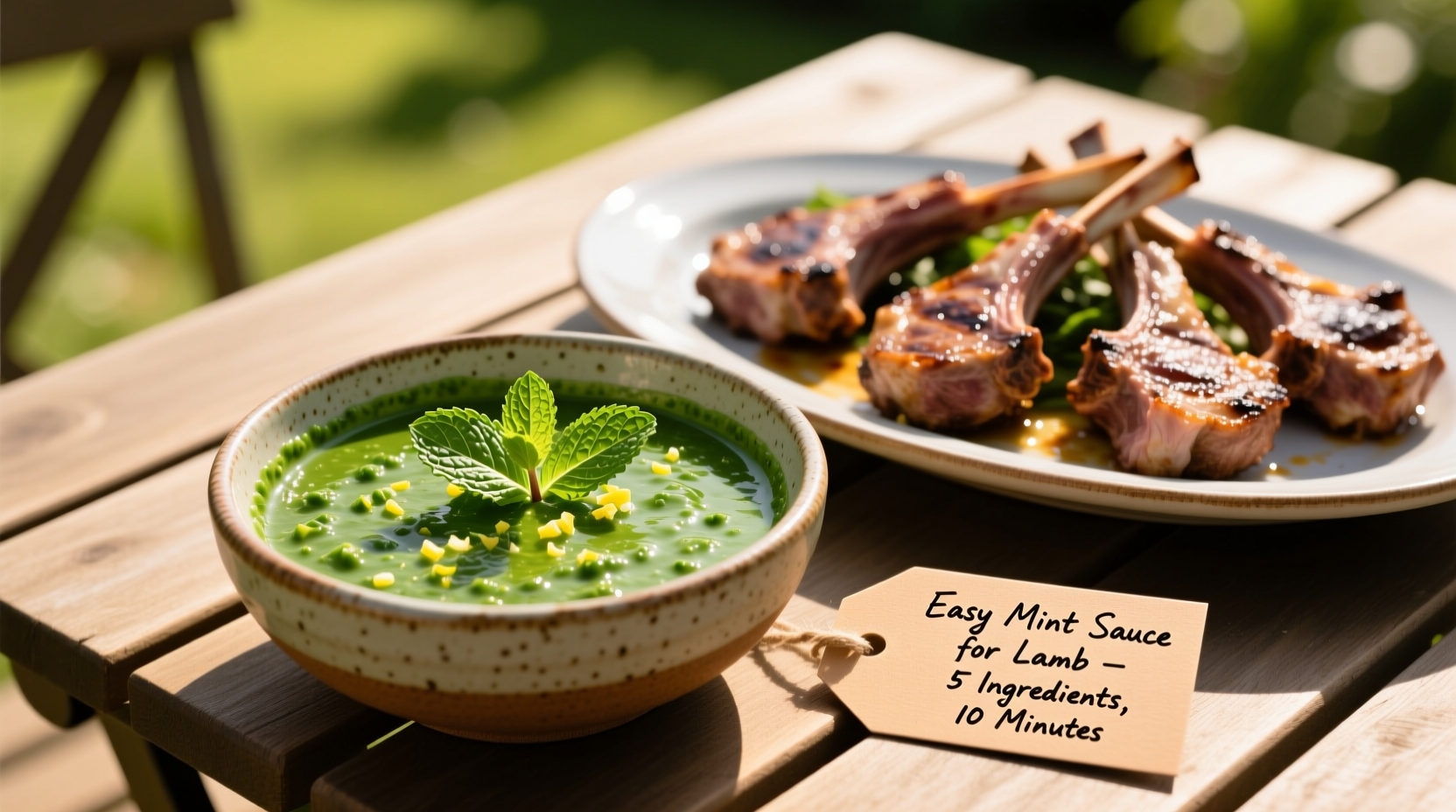 how do you make mint sauce for lamb