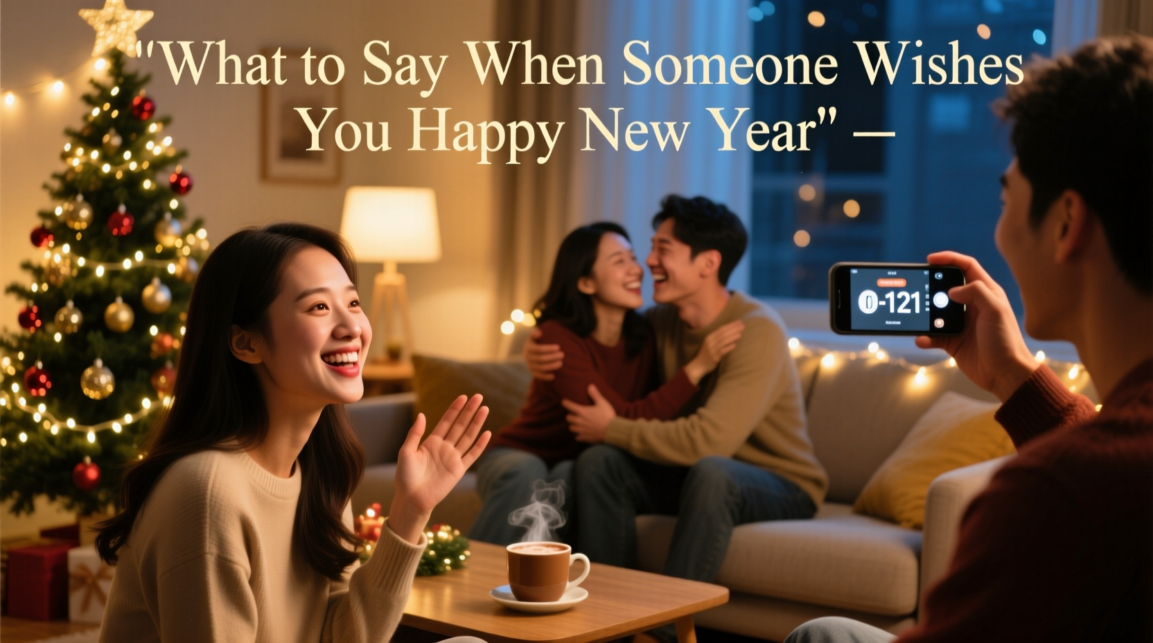 what to say if someone wishes you happy new year