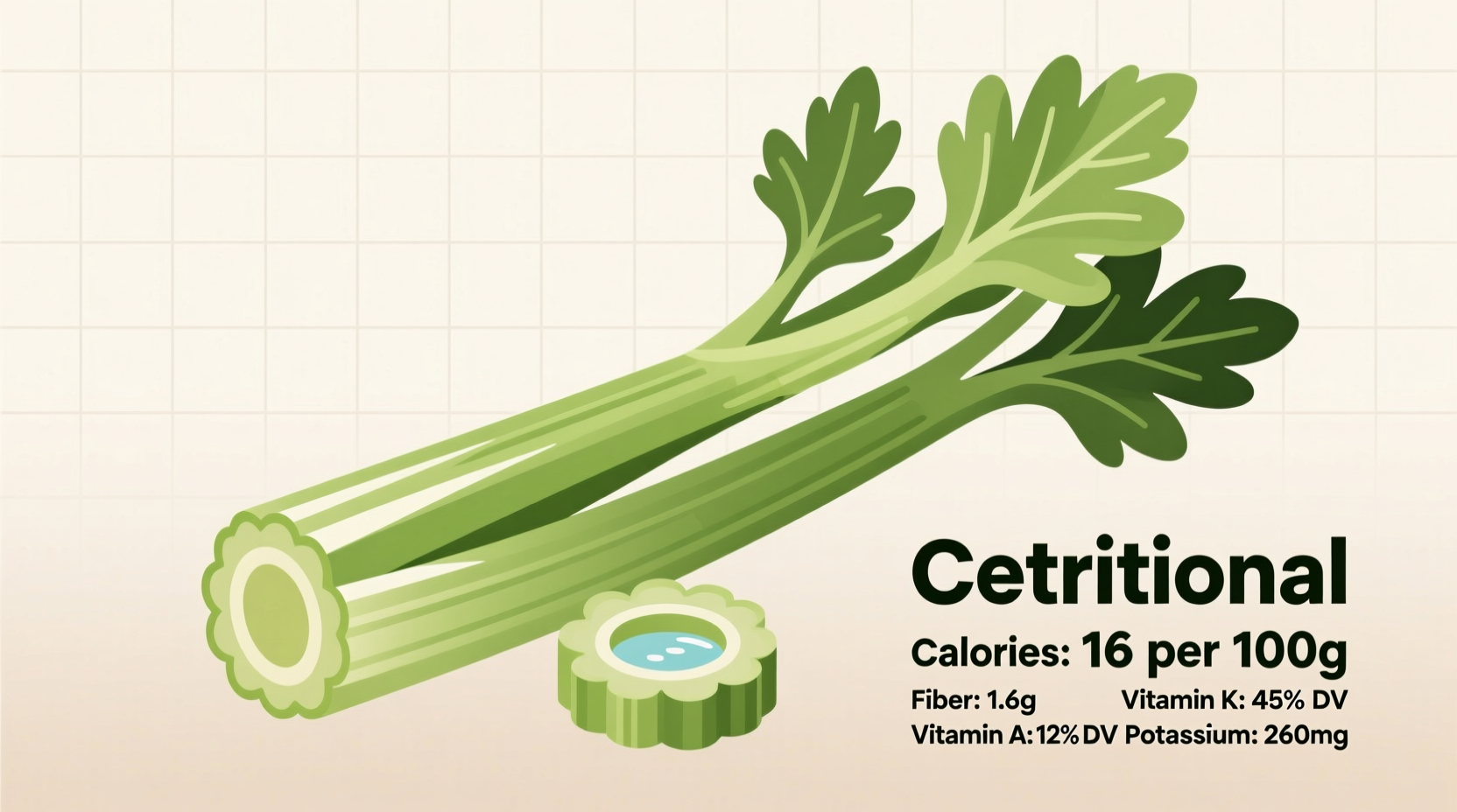 food value of celery